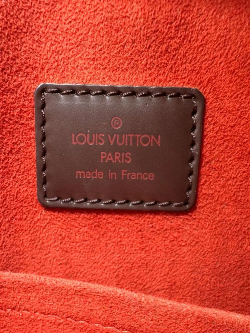 Louis Vuitton  Damier Sarria Horizontal Satchel Bag Brown